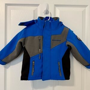 Weatherproof Kids Jacket in Blue and Black